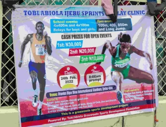 Full Results: Tobi/Abiola Sprints Clinic in Ijebu-Ode, February 24, 2022