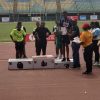 Medal ceremony at The International Schools Athletics Championship Lagos, March 14-18, 2022