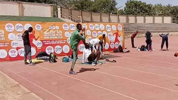 Athletes at the Zaria Athletics Grand Prix 2023