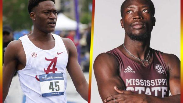 Nigerian athletes Samuel Ogazi and Adekalu Fakorede / Photo: AA