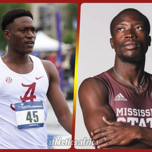 Nigerian athletes Samuel Ogazi and Adekalu Fakorede / Photo: AA