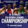 The 2025 CAA Region II Seniors Athletics Championships will take place at the University of Ghana sports complex in Legon, Accra, Ghana.