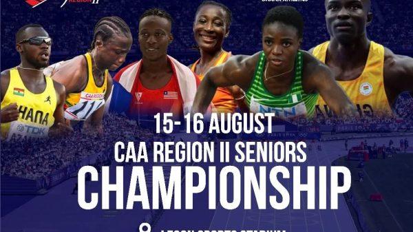 The 2025 CAA Region II Seniors Athletics Championships will take place at the University of Ghana sports complex in Legon, Accra, Ghana.